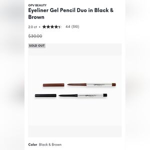 OPV Beauty Dual-Color Eyeliner Set in Black and Brown